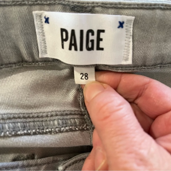 Paige Verdugo Crop gray jeans! - Picture 4 of 8